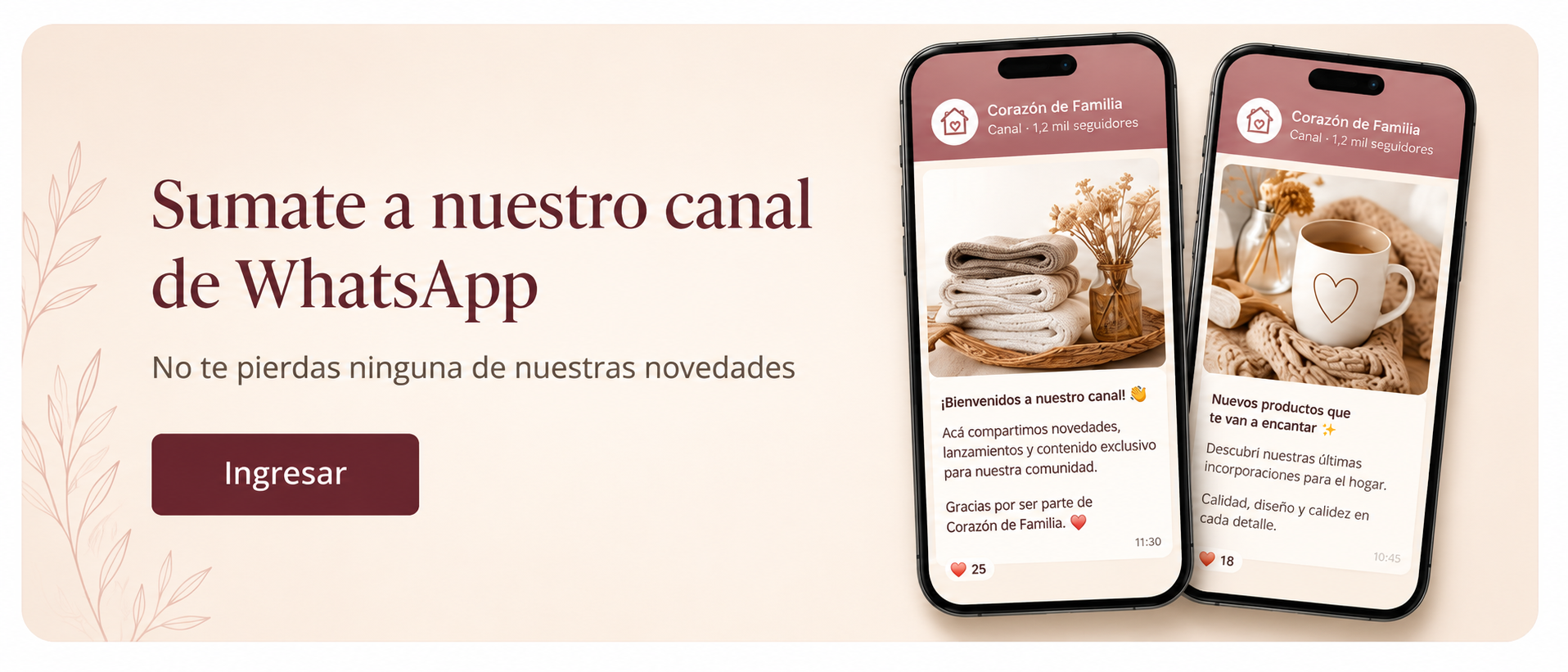 Sumate a nuestro canal de WhatsApp